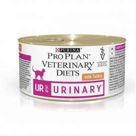 Purina Pro Plan (Пурина Про План) Veterinary Diets UR Urinary Лечебный влажный корм для кошек при мочекаменной болезни с индейкой