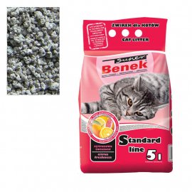 Super Benek (Супер Бенек) STANDARD LINE CITRUS бентонитовый стандартный наполнитель для кошачьего туалета АРОМАТ ЦИТРУСА