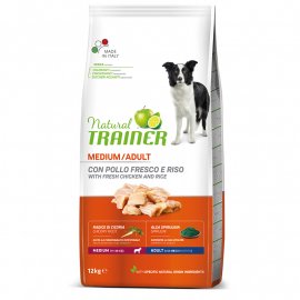 Trainer Natural Adult Medium - корм для взрослых собак средних размеров с курицей, рисом и алоэ-вера