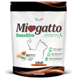 Morando MioGatto (Морандо Міогатто) Sensitive Monoprotein сухий монопротеїновий корм для кішок З ІНДИЧКОЮ