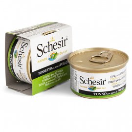 Schesir (Шезир) консервы для кошек Тунец с курицей (банка)