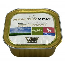 Healthy Meat RABBIT & RICE PUPPY влажный корм для щенков КРОЛИК и РИС, паштет 150 г (срок 04.09.22) (%скидка)