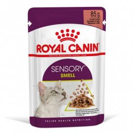 Royal Canin SENSORY SMELL GRAVY консервы для кошек привередливых к аромату (кусочки в соусе)