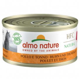 Almo Nature HFC JELLY NATURAL CHICKEN & TUNA консерви для кішок КУРКА ТА ТУНЕЦЬ, желе