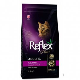 Reflex Plus (Рефлекс Плюс) Adult Gourmet корм для привередливых кошек, с курицей