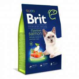 Brit Premium by Nature Cat Sterilized Salmon - Корм для стерилизованных кошек ЛОСОСЬ