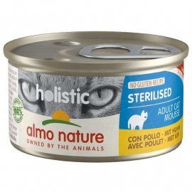 Almo Nature Holistic FUNCTIONAL STERILISED CHICKEN консерви для стерилізованих кішок КУРКА