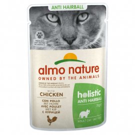 Almo Nature Holistic FUNCTIONAL ANTI HAIRBALL консервы для кошек для выведения шерсти КУРИЦА