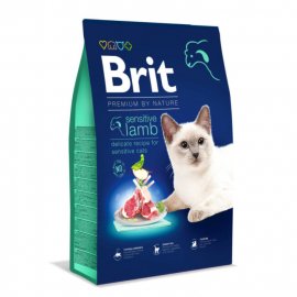 Brit Premium by Nature Cat Sensitive - Корм для котів з чутливим травленням ЯГНЯ