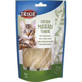 Trixie PREMIO CHICKEN MATATABI лакомство для кошек с куриной грудкой и мататаби (42753)