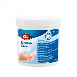 Trixie Dental-Care одноразовые салфетки на палец для чистки зубов
