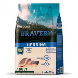 Bravery (Бравери) Adult Large & Medium Herring сухой корм для взрослых собак средних и больших пород СЕЛЬДЬ