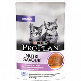 Purina Pro Plan (Пурина Про План) Nutrisavour JUNIOR консервы для котят, кусочки индейки в паштете