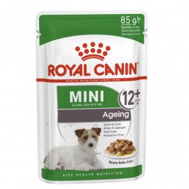 Royal Canin MINI AGEING 12+ влажный корм для собак мелких пород от 12 лет (кусочки в соусе)