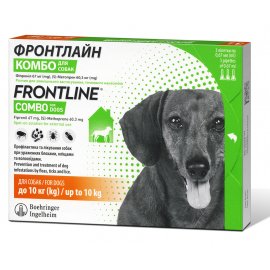 Frontline Combo (Фронтлайн Комбо) краплі для собак від бліх та кліщів