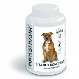 ProVET Профилайн ВИТАЛИТИ КОМПЛЕКС для собак, противоаллергический, 100 табл