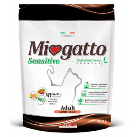 Morando MioGatto (Морандо Міогатто) Sensitive Monoprotein сухий монопротеїновий корм для кішок З ЛОСОСЕМ