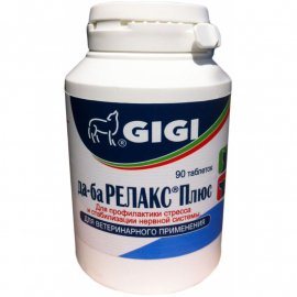 Gigi (Гиги) ДА-БА РЕЛАКС ПЛЮС таблетки для успокоения нервной системы собак и кошек