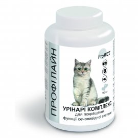 ProVET Профилайн УРИНАРИ КОМПЛЕКС для котов, для улучшения функции мочевыводящей системы, 180 табл