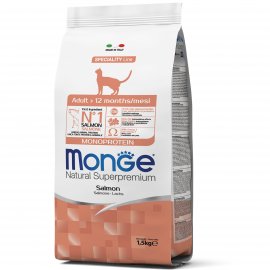Monge Cat Adult Monoprotein Salmon сухий монопротеїновий корм для дорослих кішок ЛОСОСЬ