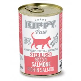 Kippy (Киппи) PATE SALMON STERILISED консервы для стерилизованных кошек (ЛОСОСЬ), паштет