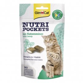 Gimсat NUTRI POCKETS CATNIP AND MULTI-VITAMIN (КОТЯЧА МЯТА І ВІТАМІНИ подушечки) ласощі для кішок