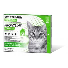 Frontline Combo (Фронтлайн Комбо) краплі на холку для котів