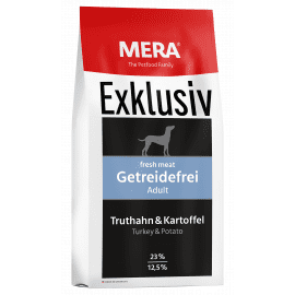 Mera (Мера) Exklusiv Getreidefrei Adult Truthahn-Kartoffel сухий беззерновий корм для дорослих собак ІНДИЧКА ТА КАРТОПЛЯ