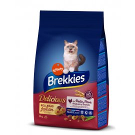 Brekkies Excel Delice Meat Корм для дорослих кішок з куркою