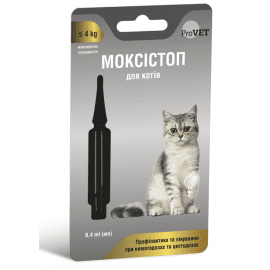 ProVET МОКСИСТОП антигельмінтні краплі на загривок для котів