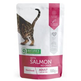 Natures Protection (Нейчез Протекшин) STERILISED SALMON (ЛОСОСЬ) влажный корм для стерилизованных кошек