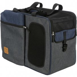 Trixie (Трикси) TARA 2 в 1 рюкзак-переноска для собак и кошек, серый/синий (28842)