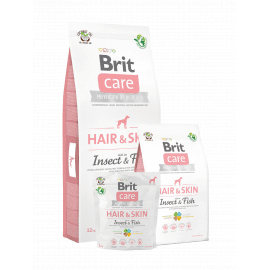 Brit Care Hair & Skin Insect & Fish корм для собак КОМАХИ І РИБА