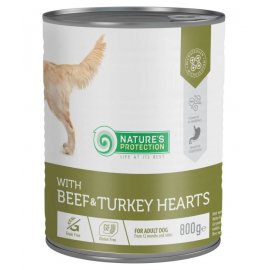 Natures Protection (Нейчез Протекшін) BEEF & TURKEY HEARTS (ГОВЯДИНА І СЕРЦЕ ІНДИКИ) вологий корм для собак