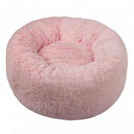 Red Point DONUT лежак со съемной подушкой для собак и кошек ПОНЧИК, розовый