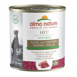Almo Nature HFC NATURAL TUNA & CHICKEN консервы для собак ТУНЕЦ И КУРИЦА