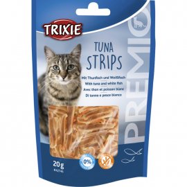 Trixie PREMIO TUNA STRIPS лакомство для кошек с тунцом и белой рыбой (42746)