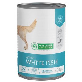 Natures Protection (Нейчез Протекшин) WHITE FISH (БЕЛАЯ РЫБА) влажный корм для собак