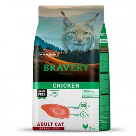 Bravery (Бравері) Adult Cat Sterilized Chicken сухий беззерновий корм для стерилізованих котів КУРКА