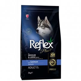 Reflex Plus (Рефлекс Плюс) Adult Medium & Large Salmon корм для собак средних и крупных пород, с лососем