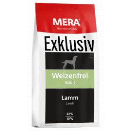 Mera (Мера) Exklusiv Weizenfrei Adult Lamm сухий низькозерновий корм для дорослих собак ЯГНЯ