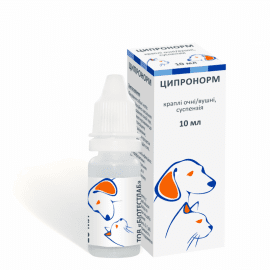 BioTestLab ЦИПРОНОРМ глазные и ушные капли для собак и кошек