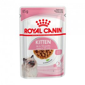 Royal Canin KITTEN INSTINCTIVE in GRAVY влажный корм для котят в возрасте 4-12 месяцев (кусочки в соусе)