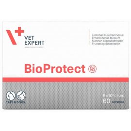 VetExpert (ВетЭксперт) BioProtect (БиоПротект) при нарушениях работы ЖКТ у кошек и собак (пробиотики, пребиотики, МОС)