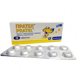 Прател (Pratel) - универсальный антигельминтик для кошек и собак, 1 табл.