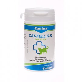 Canina (Канина) Cat Fell O.K. пищевая добавка с биотином для кошек, 100 табл