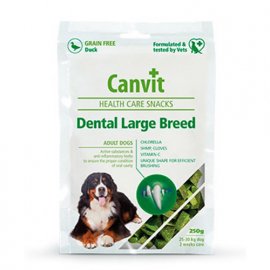 Canvit DENTAL LARGE BREED полувлажное функциональное лакомство для собак