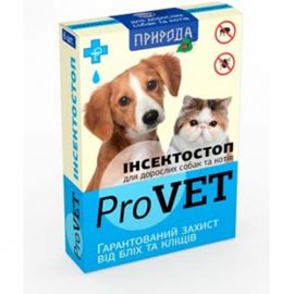 Природа Инсектостоп ProVet - Капли против эктопаразитов для взрослых кошек и собак на основе фипронила