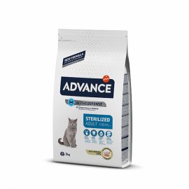 Advance (Эдванс) Cat Sterilized - корм для стерилизованных котов и кошек С ИНДЕЙКОЙ