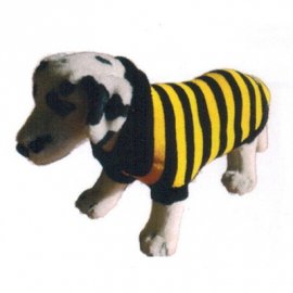 Ami ЗооПалитра - свитер желтый в полоску для собак